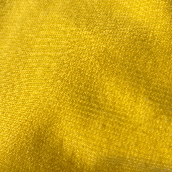 yellow crop top, criss cross back, size medium - Picture 4 of 4